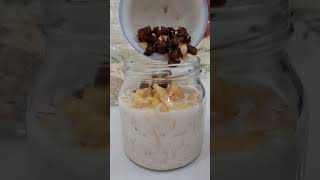 Oats recipeeasybreakfastrecipehealthylifestylehealthybreakfastchiaseedsfruitsmilkfoodytnaat [upl. by Acyre]