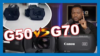 The difference between Canon Camcorders VIXIA HF G50 and G70 What to buy in 2023 [upl. by Aidile]