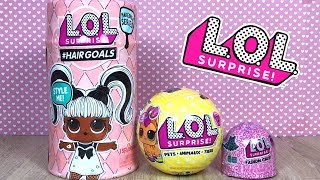 Poupées LOL Surprise Hairgoals Makeover Series 💖Pet animaux Confetti pop Serie 3 💖Fashion Crush [upl. by Liuka]