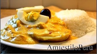 Chicken in a Spicy Sauce AJI DE GALLINA [upl. by Nimajeb]