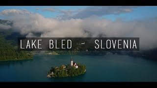 Worlds first green country  L A K E  B L E D  Slovenia HD from Above [upl. by Analaf]