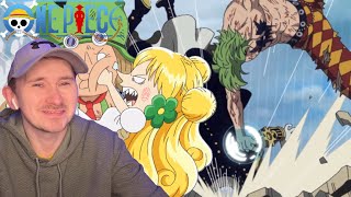 BARTOLOMEO DEFEATS GLADIUS  LEO SAVES MANSHERRY  One Piece Reaction Episode 713714 [upl. by Eenobe570]