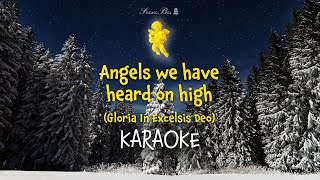 Angels We Have Heard On High Gloria In Excelsis Deo  Christmas Karaoke with Lyrics [upl. by Jacquetta909]