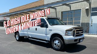 How to Wire 60 PowerStroke Aux Switch to High Idle in Under a Minute [upl. by Celestyn]