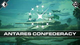 Part One  Antares Confederacy  Stellaris Invicta Season 2 [upl. by Nerot]