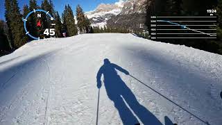 🇮🇹 🎿 Val Gardena Dolomiti Superski Ciampinoi 3 ⚫️🌲 [upl. by Esther]