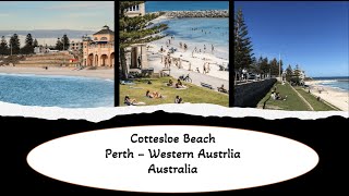 Perths iconic Cottesloe Beach  Perth Beaches  Perth  Western Australia  Australia  4K Video [upl. by Nayrb484]