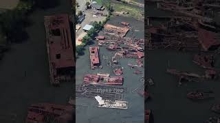 Drone Footage Reveals Forgotten Fleet of Ghost Ships [upl. by Teilo949]