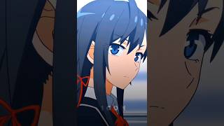 yukino yukinoshita 4k edit anime oregairuamv oregairu oregairuedit yukinoshita hikihachiman [upl. by Dnomyar]