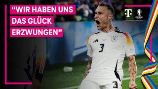 David Raum im Interview nach dem Sieg gegen Dänemark  UEFA EURO 2024  MAGENTA TV [upl. by Ltsyrk]