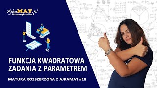 Funkcja kwadratowa  zadania z parametrem [upl. by Luht]