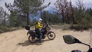 7N23 trail riding with the Kawasaki Versys x300 [upl. by Ttimme113]