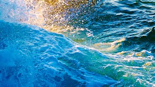 Stunning Ocean Water Slow Motion 4K — BeachesWaterfalls Nature Stress Relief Screensaver No Sound [upl. by Kos]