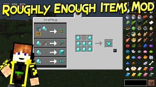 Roughly Enough Items Mod  Recetas Creativo Y Mas  Fabric  Minecraft 114 – 1141Review Español [upl. by Drucy]