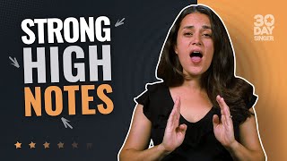 How to Sing Strong High Notes Easy Tips For Beginners [upl. by Darooge]