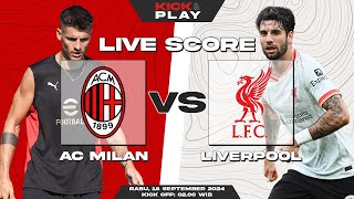 🔴 AC Milan vs Liverpool  Liga Champions UEFA  LIVE SCORE [upl. by Nomled]