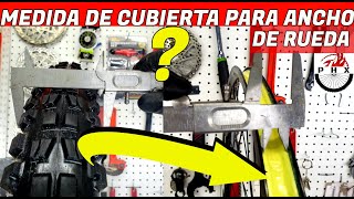 COMO ELEGIR UNA CORRECTA MEDIDA DE CUBIERTA PARA EL ANCHO DE MI RUEDA MTB CICLISMO MTB BICICLETA [upl. by Ettenal]