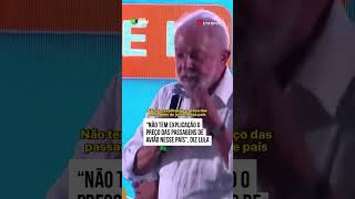 quotNão tem explicação o preço das passagens de avião nesse paísquot diz Lula em Macapá [upl. by Noryak]