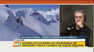 Chapelco extiende su temporada de invierno  Juan Pablo Padial  Mejor de Tarde [upl. by Oretos89]