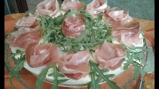 CHEESECAKE SALATO CON RUCOLA STRACCHINO E CRUDO [upl. by Jerald]