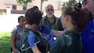 Paramedic Student 7 NG tube insertion [upl. by John]