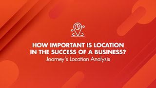 How important is location in the success of a business Joorneys Location Analysis [upl. by Lilian986]