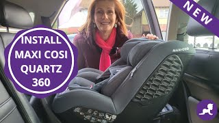 How to install Maxi Cosi Quartz 360 Isofix Car Seat [upl. by Halyhs]