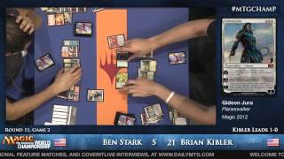 2013 Magic World Championship  Modern Round 11  Ben Stark vs Brian Kibler [upl. by Ransom]