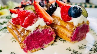 🫐🍓 Mixed Berry Éclair 🍓🫐 [upl. by Lebasi781]