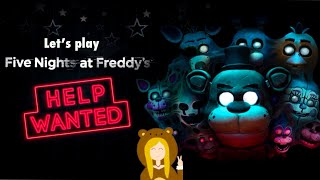 WILL MY CONTROLLER BEHAVE FNAF HELP WANTED FIRST PLAYTHROUGH  PART 2 [upl. by Sheply534]