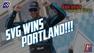 Run Down From Down Unda  Shane van Gisbergen Wins Portland  Big Motor Small Blade [upl. by Scheer391]