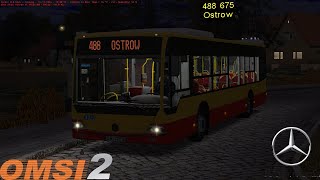 Omsi 2  Fikcyjny Szczecin  Line 488  Mercedes Benz Conecto LF [upl. by Luhey]