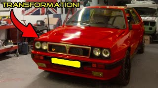 RESTORING A LANCIA DELTA INTEGRALE  HEADLINER [upl. by Astrea]