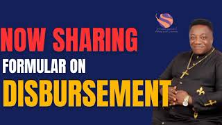 NOW SHARING FORMULAR ON DISBURSEMENT [upl. by Bernie]