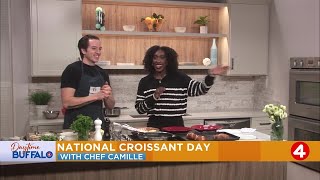 Daytime Buffalo National Croissant Day with Chef Camille [upl. by Teodora]