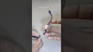 repair eyeglass frameshow to fix broken eyeglasses frame 👓💯💯ytbest [upl. by Attelra443]