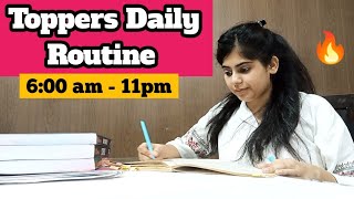 Toppers daily routine  Morning to Night  24 HR Effective Study Routine [upl. by Alyson325]