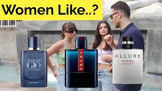 Women like Armani acqua di Gio Profondo Allure Homme Sport Prada luna Rossa Ocean [upl. by Odnanreh46]