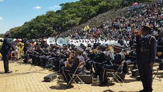 Zimbabwe National Anthem played by the Police Band foryou trending viral [upl. by Atnim484]