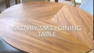 Skovby sm33 Dining Table  Skovby Furniture Range [upl. by Ailsun]