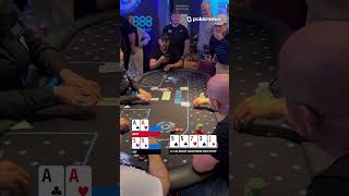 QUADS on the Final Table BUBBLE  888poker LIVE Manchester [upl. by Hong]