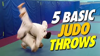 5 basic judo throws everyone should know judo martialarts [upl. by Lajet]