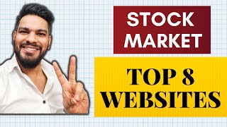 Top 8 FREE Website for Stock Market in 2022  Best Stock market websites  Mukul agarwal [upl. by Ayisan]