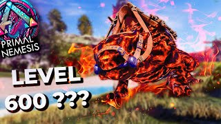 ARK PRIMAL NEMESIS 16  Domei um VOLCANIC nível 600 ABSURDO [upl. by Norrahs]