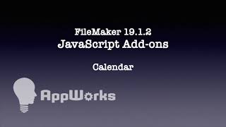 JavaScript Addons Calendar [upl. by Nosydam]