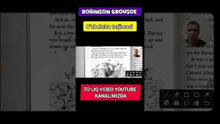 Full video👆 Robinson crousoe tarjimasi elementary book  English Max  Mr Maxsud  hikoya tarjimasi [upl. by Tuddor]