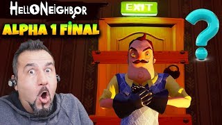 GİZLİ KAPININ KİLİDİNİ SONUNDA BULDUK ARKASINDA NE VAR  HELLO NEIGHBOR ALPHA 1 FİNAL [upl. by Mcallister285]