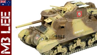 Australian M3 Lee tank full interior  painting and weathering Miniart 135 scale model [upl. by Eah]