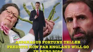 Asparagus fortune teller predicts how far England will go in Euro 2024 [upl. by Olnton]