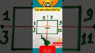 Can you solve this🙏math shortvideo youtubeshorts puzzle shorts [upl. by Farro]